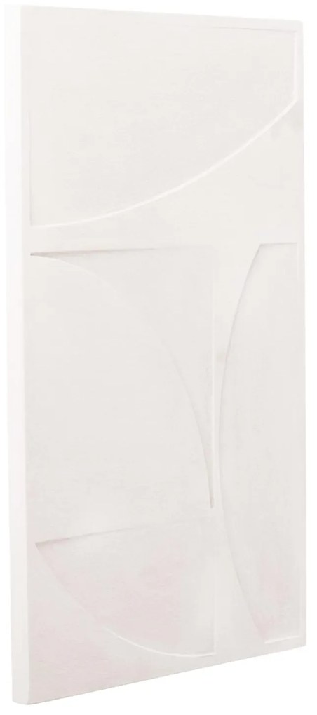 Πίνακας C4506 σειρά Santorini MDF σε Υπόλευκο χρώμα 80x4(πάχος)x120Υεκ. 80x4x120 εκ.