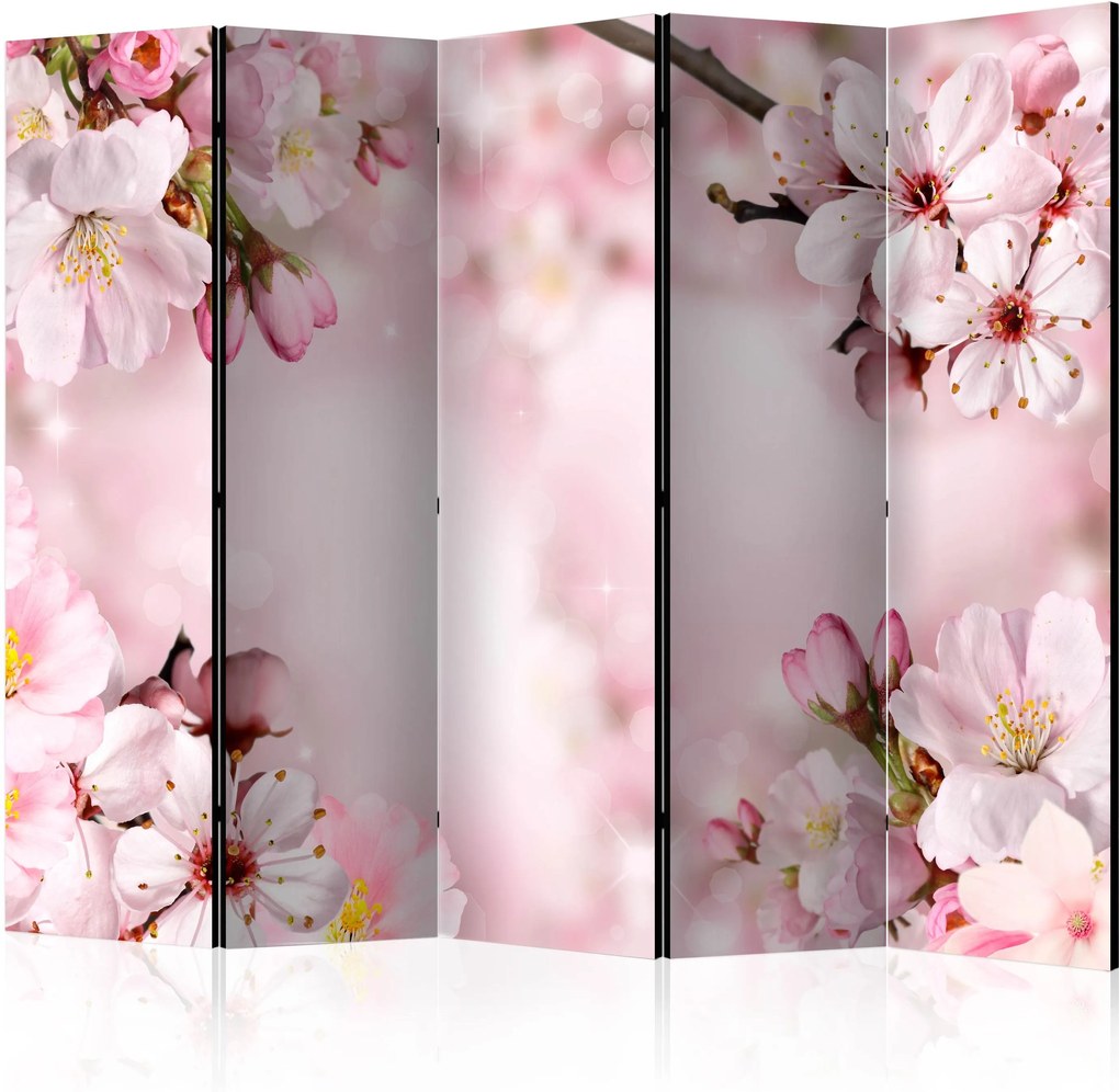 Διαχωριστικό με 5 τμήματα - Spring Cherry Blossom II [Room Dividers]