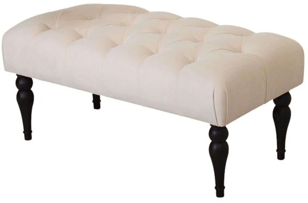 Σκαμπό Missus 209FLF1283 92x48x43cm Cream-Black