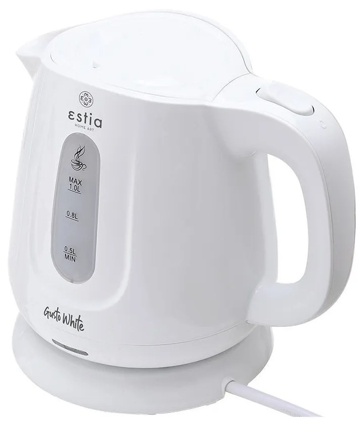 Βραστήρας Gusto White Πλαστικός 1Lt 1100W - Estia