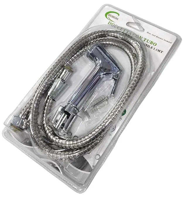Weimeng Τηλέφωνο Ντους Μπάνιου με Σπιράλ 1.5ΜΤ - Shower Head Flessible 1.5ΜΤ