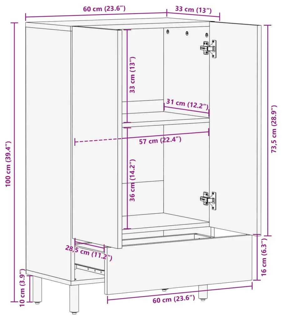 ΝΤΟΥΛΑΠΙ ΜΑΥΡΟ 60 X 33 X 110 ΕΚ. ΑΠΟ ΕΠΕΞΕΡΓΑΣΜΕΝΟ ΞΥΛΟ 4017678