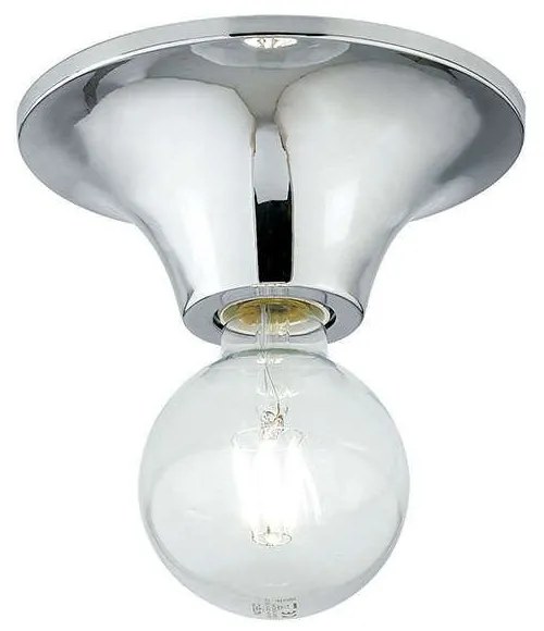 Φωτιστικό Οροφής - Πλαφονιέρα I-Vesevus-PL18 CR Chrome Luce Ambiente Design Μέταλλο