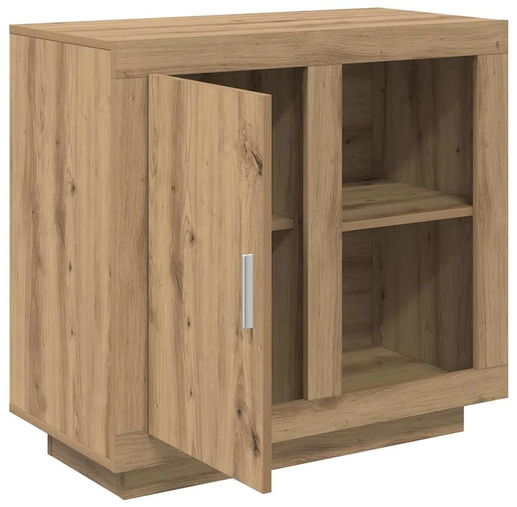 vidaXL Πλαϊνό γραφείο Artisan Oak 80 x 40 x 75 εκ. Επεξεργασμένο ξύλο