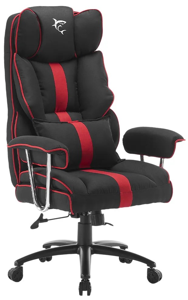 WHITE SHARK EXTRA SOFT GAMING CHAIR BLACK-RED LE MANS