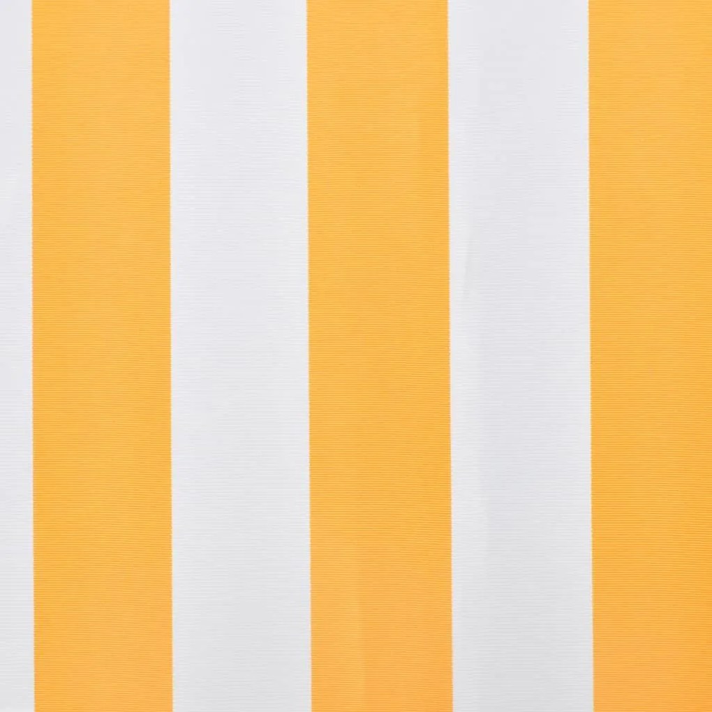 Τεντόπανο Έντ. Κίτρινο/Λευκό 3x2,5 μ Καραβόπανο (Χωρίς Πλαίσιο) - Κίτρινο