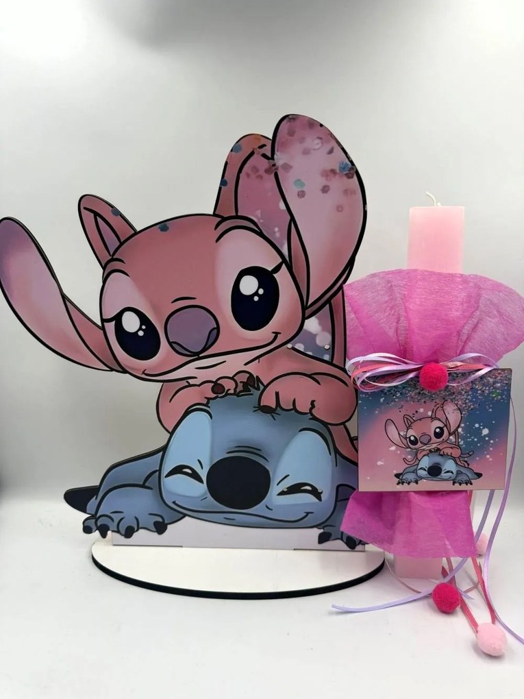 Τύπου Στίτς - Stitch Αρωματική λαμπάδα ν.4 - Ναι