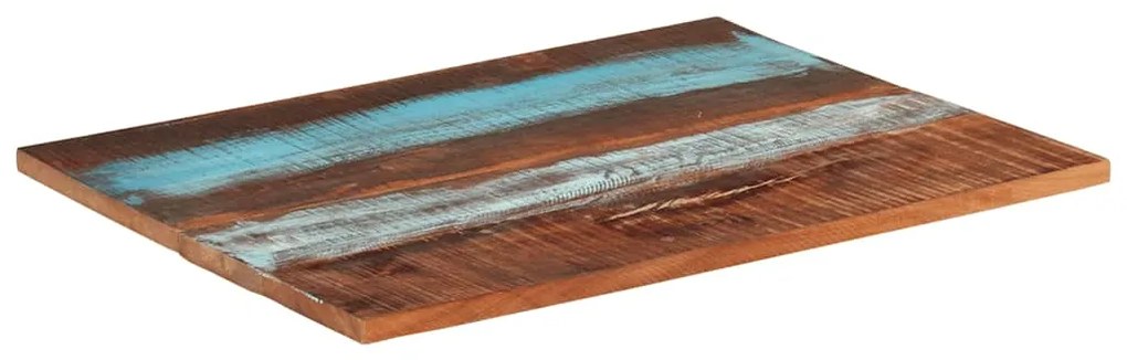 vidaXL Επιφάνεια Τραπεζιού Ορθ. 70x90 εκ 25-27 χιλ Μασίφ Ανακ. Ξύλο