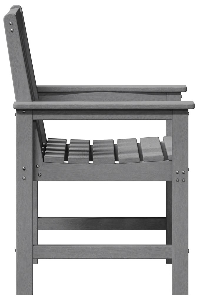 vidaXL Καρέκλες Κήπου 6 τεμ Ανοιχτό Γκρι 65.5x55.5x88 εκ. HDPE