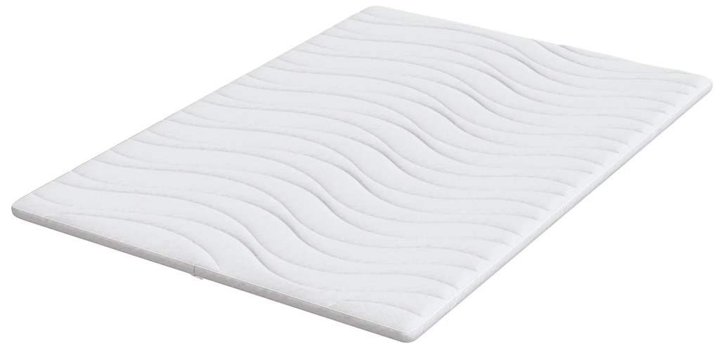 vidaXL Στρώματα Λευκό 140 x 190 cm Πολυεστέρας χωρίς κόλλα