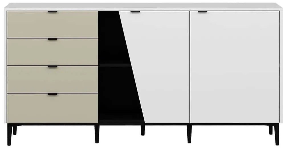 Μπουφές Yelena 506MNR1324 180x45x90cm Multi Μοριοσανίδα, Μέταλλο