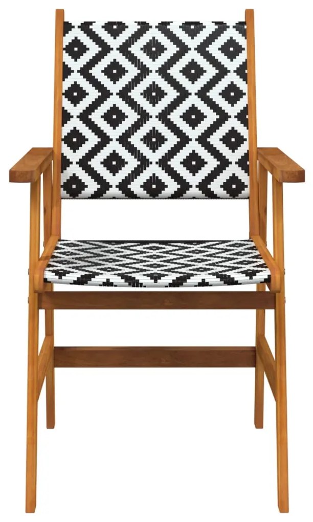 vidaXL Καρέκλες Κήπου 2 τεμ. από Μασίφ Ξύλο Ακακίας