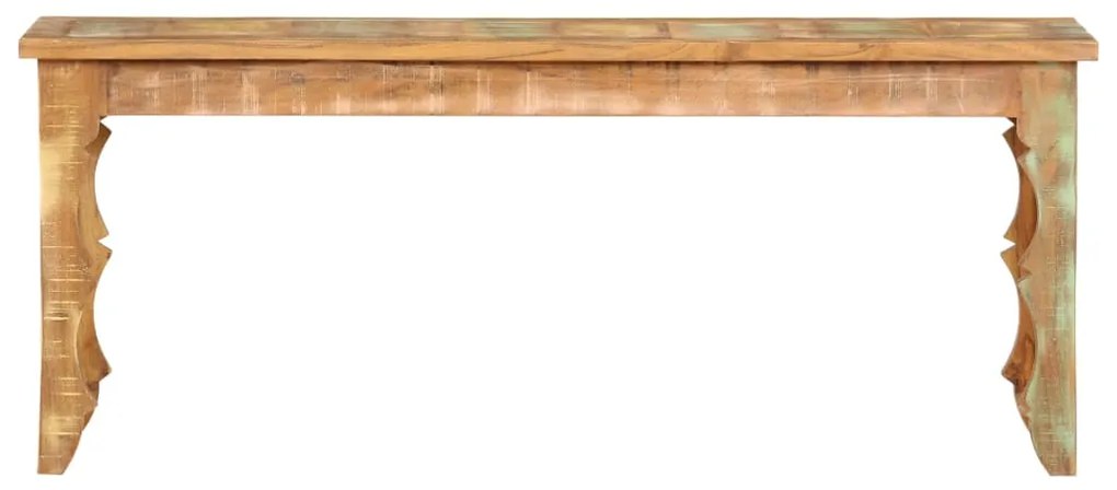 vidaXL Πάγκος 110 x 35 x 45 εκ. από Μασίφ Ανακυκλωμένο Ξύλο