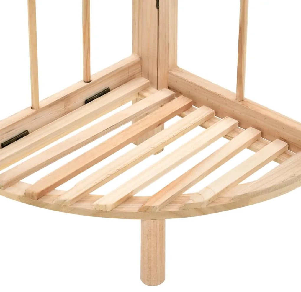 vidaXL Ράφι Γωνιακό 27 x 27 x 110 εκ. από Ξύλο Κέδρου