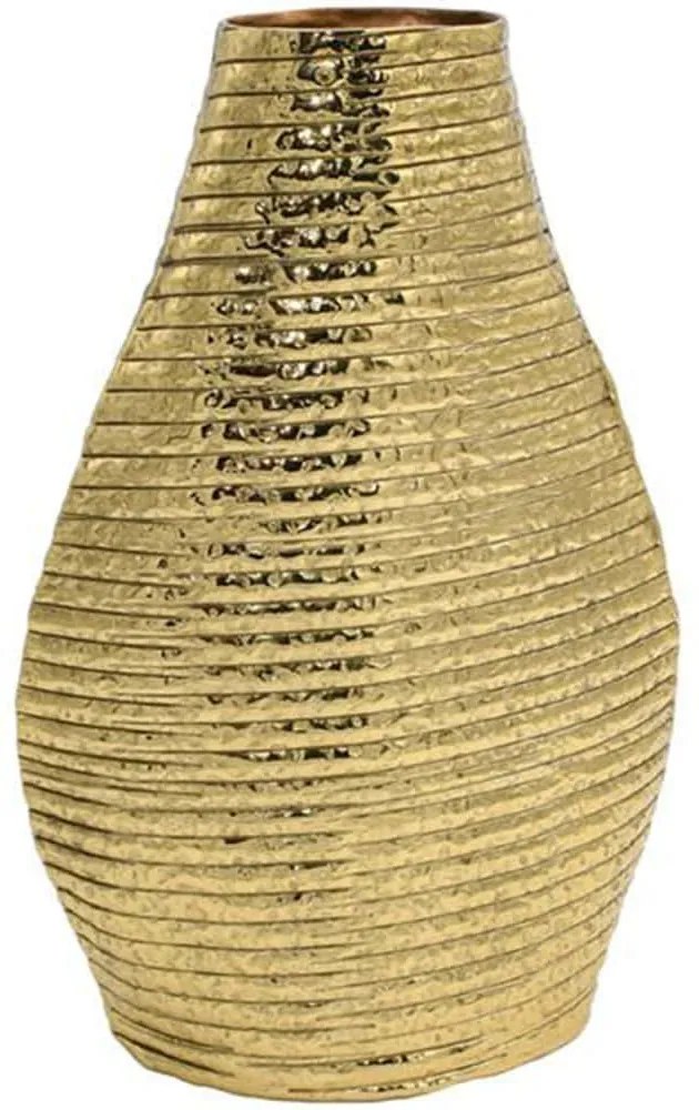 Βάζο 941-124-033 20x9x31cm Gold Μέταλλο