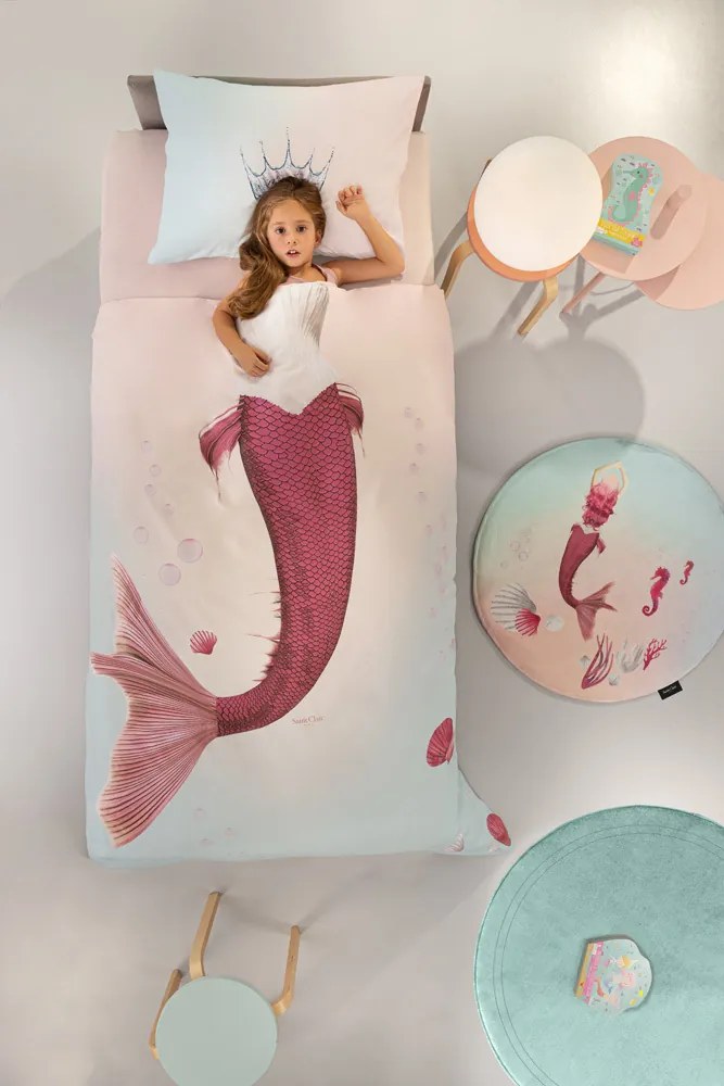 Κουβερλί Mermaid Suede 160x230 (Σετ 2 τμχ) - Saint Clair Kids