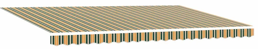 vidaXL Σκηνίτσα Αναδιπλούμενη with 500 x 300 εκ Πράσινο και κίτρινο