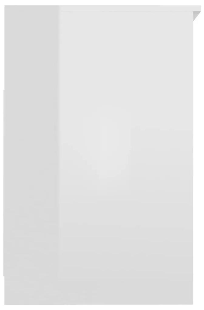 vidaXL Συρταριέρα Γυαλιστερό Λευκό 40x50x76 εκ. Επεξεργασμένο Ξύλο