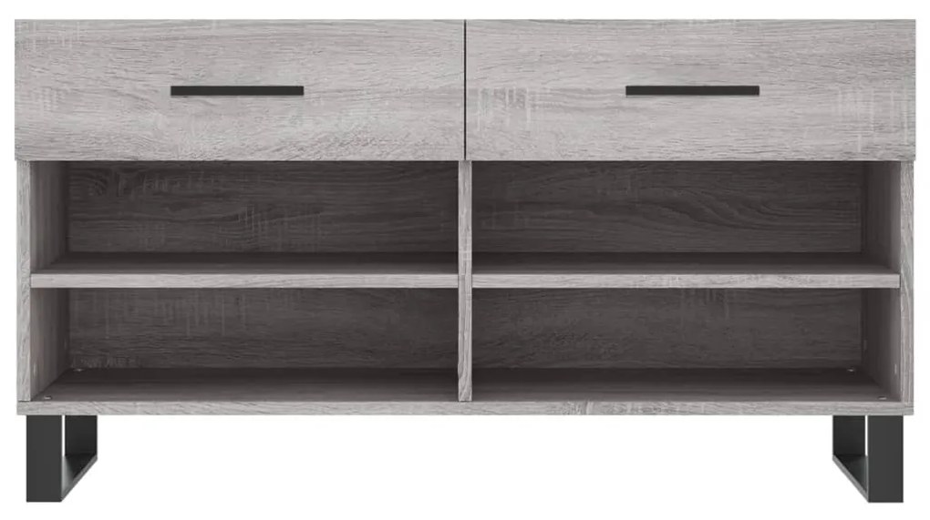 vidaXL Παπουτσοθήκη Γκρι Sonoma 102x35x55 εκ. από Επεξεργασμένο Ξύλο
