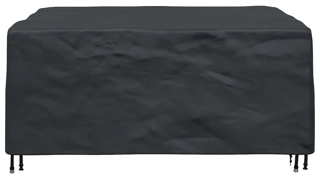 vidaXL Κάλυμμα επίπλων εξωτερικού χώρου Μαύρο 200 x 150 x 85 εκ. 420D