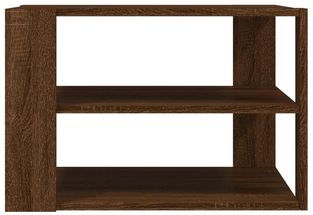 vidaXL Τραπεζάκι Σαλονιού Καφέ Δρυς 58x58x40 εκ. Επεξ. Ξύλο