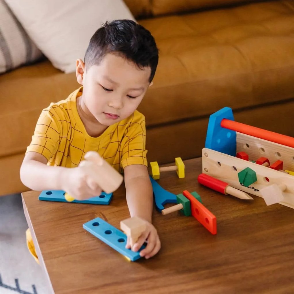 Ξύλινο Βαλιτσάκι με Εργαλεία &amp; Βίδες  10494 Melissa &amp; Doug