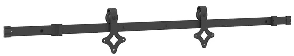 vidaXL Συρόμενη Μεσόπορτα με Μηχανισμό 70 x 210 εκ. Μασίφ Ξύλο Πεύκου