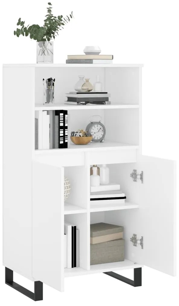 vidaXL Ντουλάπι Λευκό 60 x 36 x 110 εκ. από Επεξεργασμένο Ξύλο