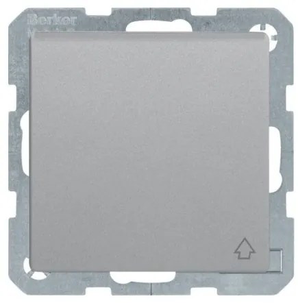 Πρίζα Σούκο με Καπάκι Αλουμίνιο Berker 47516084 Hager-47516084-Αλουμίνιο 47516084