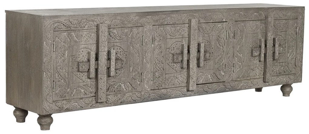 Τηλεόραση Home ESPRIT Ανοιχτό καφέ 200 x 40 x 61 cm