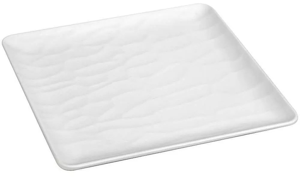 Πιάτο Ρηχό Wavy MLW349K36-6 26x26x1,2cm White Espiel Μελαμίνη