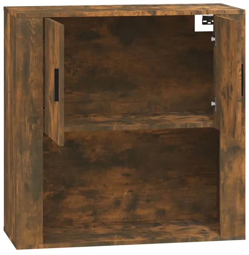 vidaXL Ντουλάπι Τοίχου Καπνιστή Δρυς 80x33x80 εκ. Επεξεργασμένο Ξύλο