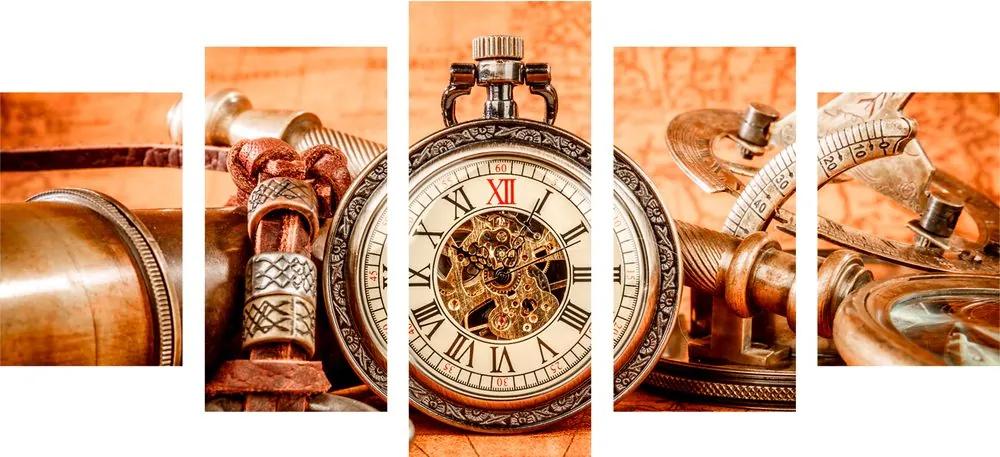 Ρολόγια με εικόνα 5 μερών από το παρελθόν - 200x100