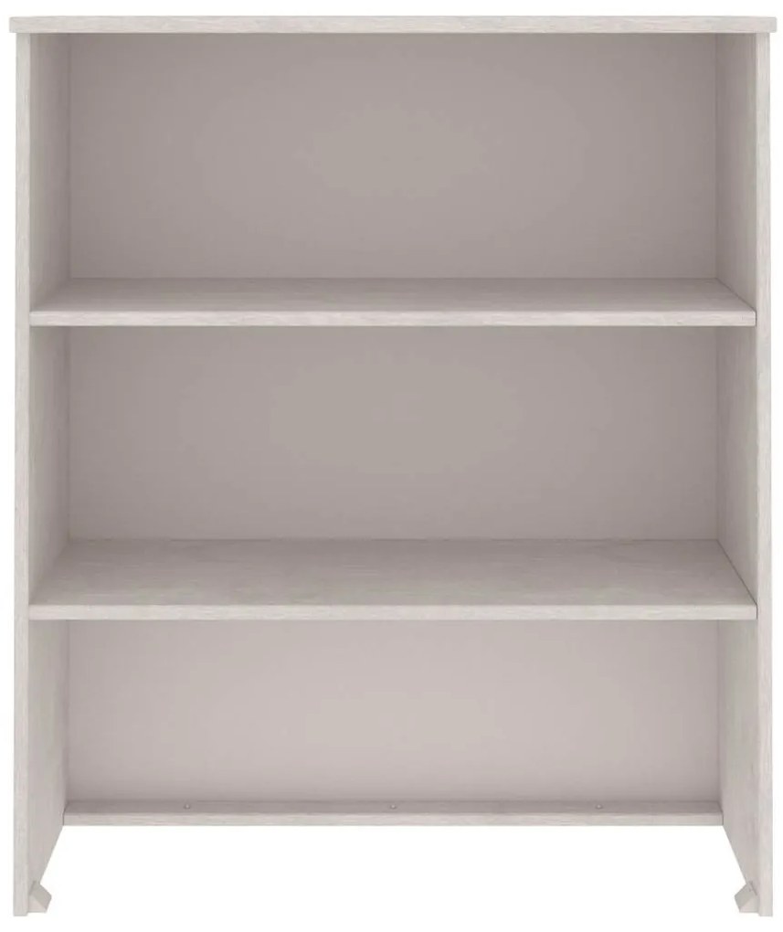 vidaXL Πάνω Μέρος Ντουλαπιού HAMAR Λευκό 85x35x100 εκ. Μασίφ Πεύκο