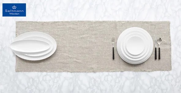 COUP FINE DINING st ΠΙΑΤΟ ΡΗΧΟ ΛΕΥΚΟ 30Χ30Χ3ΕΚ ΣΕΤ 6 τμχ - Espiel