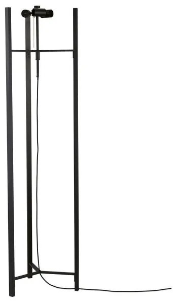 Σώμα Επιδαπέδιου Φωτιστικού Ε27 40W Φ45 Fischer Honsel-70790-Μαύρο 70790