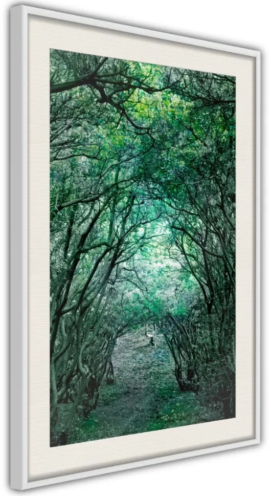 Αφίσα - Tree Tunnel - 20x30 - Χρυσό - Χωρίς πασπαρτού