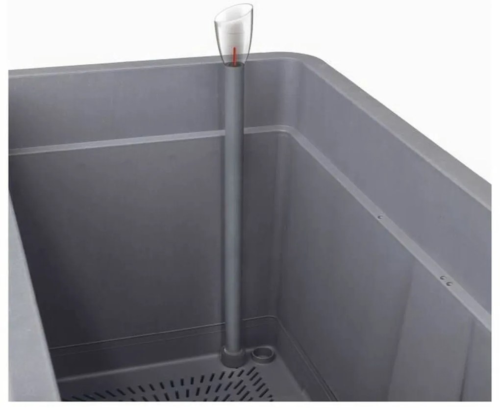 Αυτοποτιζόμενο Φυτευτή Deroma Ανθρακί 78 x 38 x 39 cm Πλαστική ύλη Ορθογώνιο
