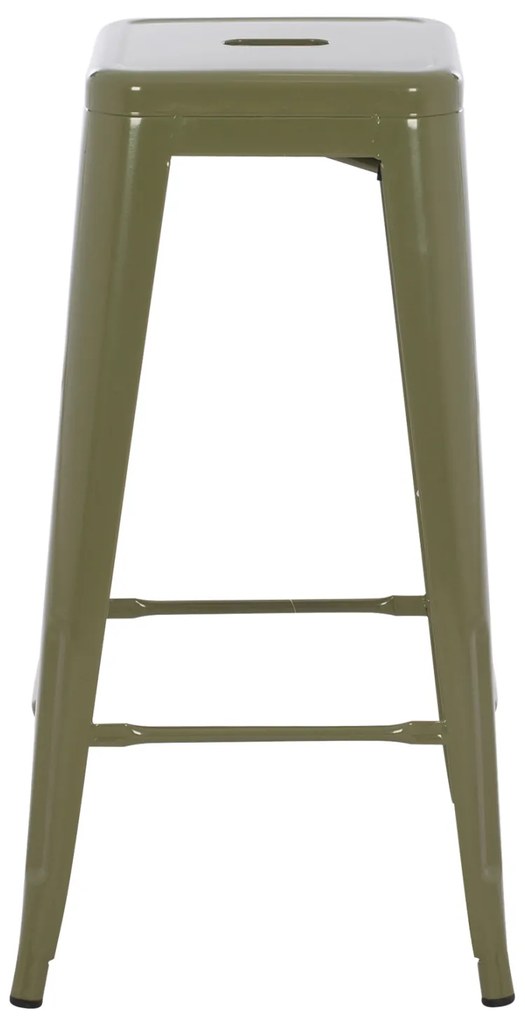 ΣΚΑΜΠΟ ΜΠΑΡ ΜΕΤΑΛΛΙΚΟ MELITA-PRO HM8642.43 ΣΕ DARK OLIVE 43x43x78Υεκ. (1 Τεμμάχια)