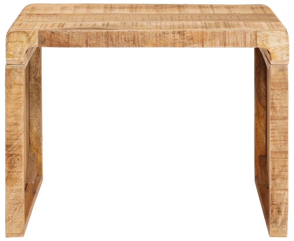 vidaXL End Table Καστανό 60 x 35 x 46 εκ Σαγκουίνι ξύλο