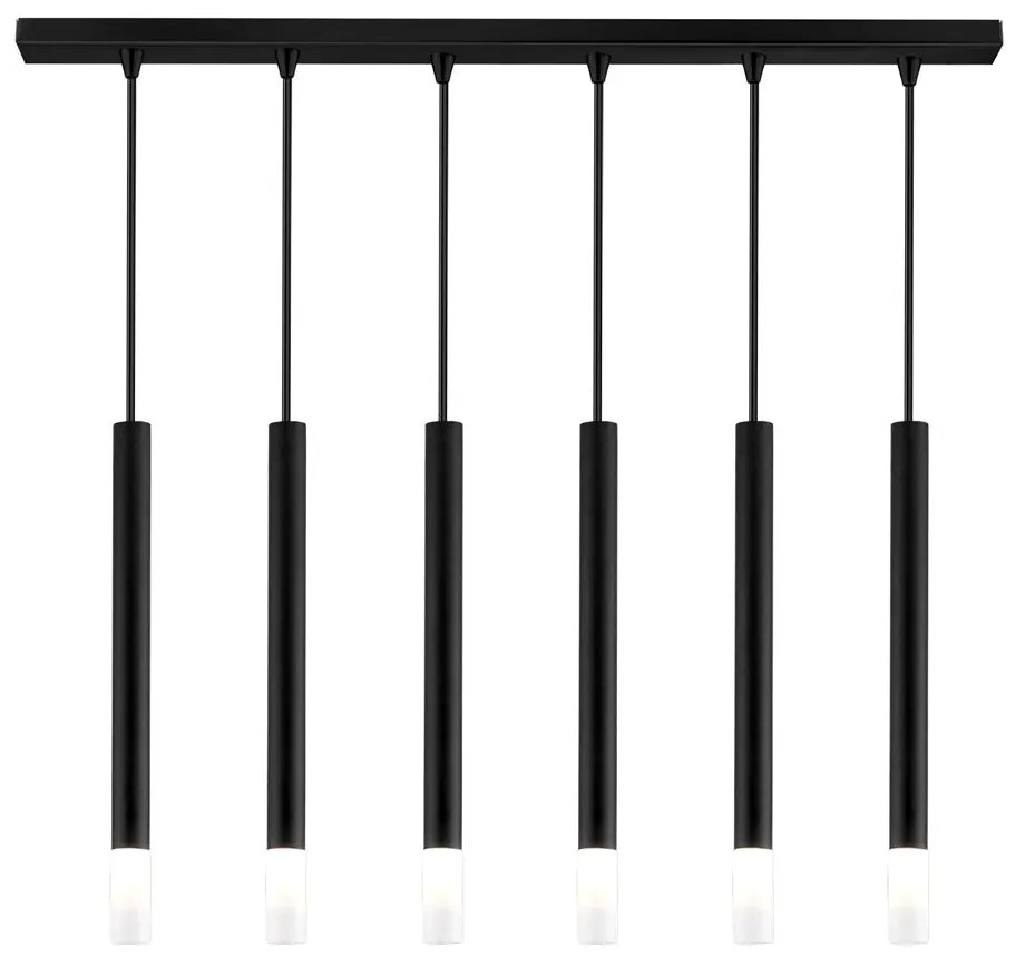 Φωτιστικό Οροφής - Ράγα 01224-13BR G9 LED 120cm Black Luma