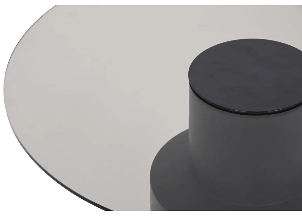 Τραπεζάκι Καφέ DKD Home Decor Κρυστάλλινο Ξύλο από Μάνγκο 80 x 80 x 40 cm