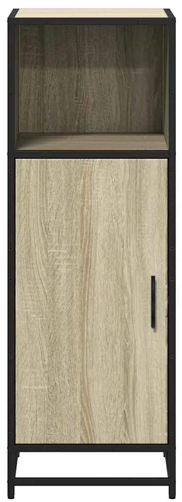 Ντουλάπι μπάνιου Sonoma Oak 35x37,5x100 cm Κατασκευασμένο ξύλο - Καφέ