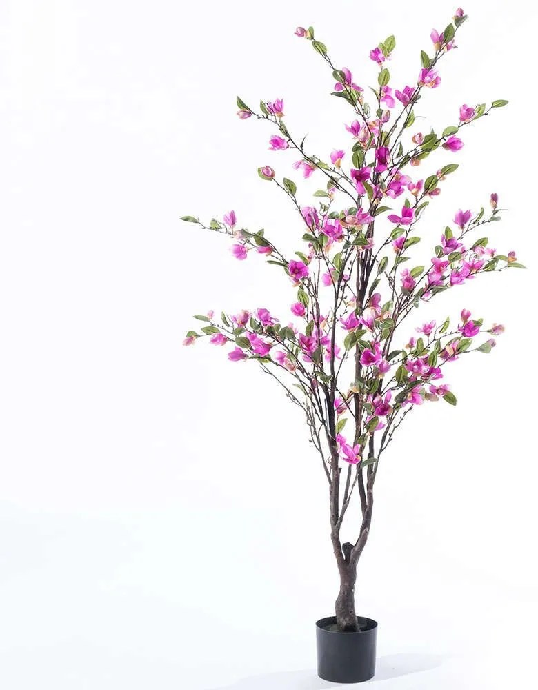 Τεχνητό Δέντρο Μανόλια Grandiflora 6501-6 70x80x170cm Pink Supergreens Polyethylene,Fabric