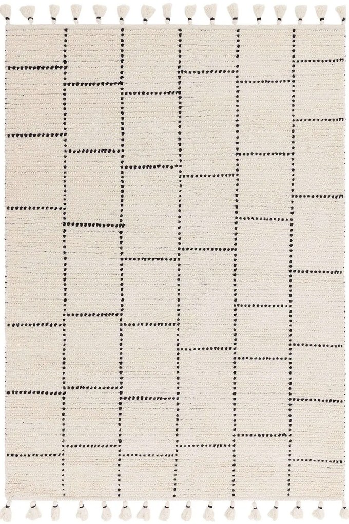 Χαλί Nepal Tile Cream-Black Asiatic London 120X170cm