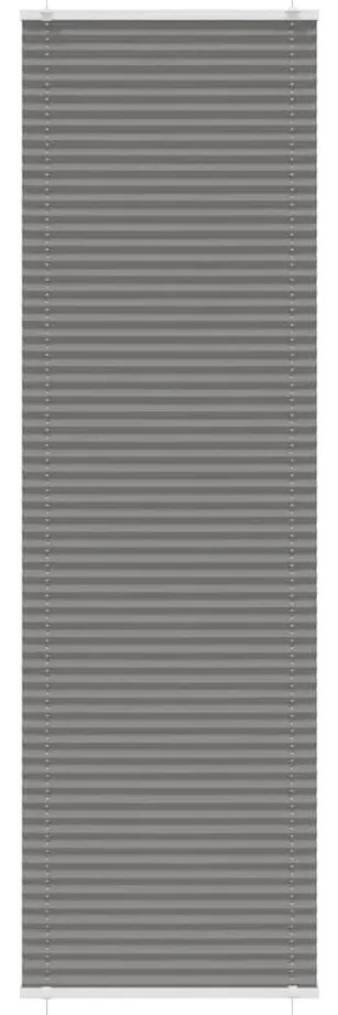 vidaXL Πλισέ περσίδα Ανθρακί 55x200 cm Πλάτος υφάσματος 54,4 cm