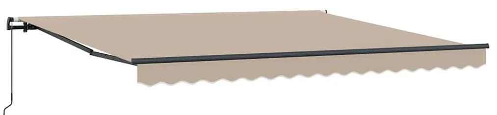 vidaXL Σκηνίτσα Αναδιπλούμενη Μπεζ 400 x 300 εκ ύφασμα