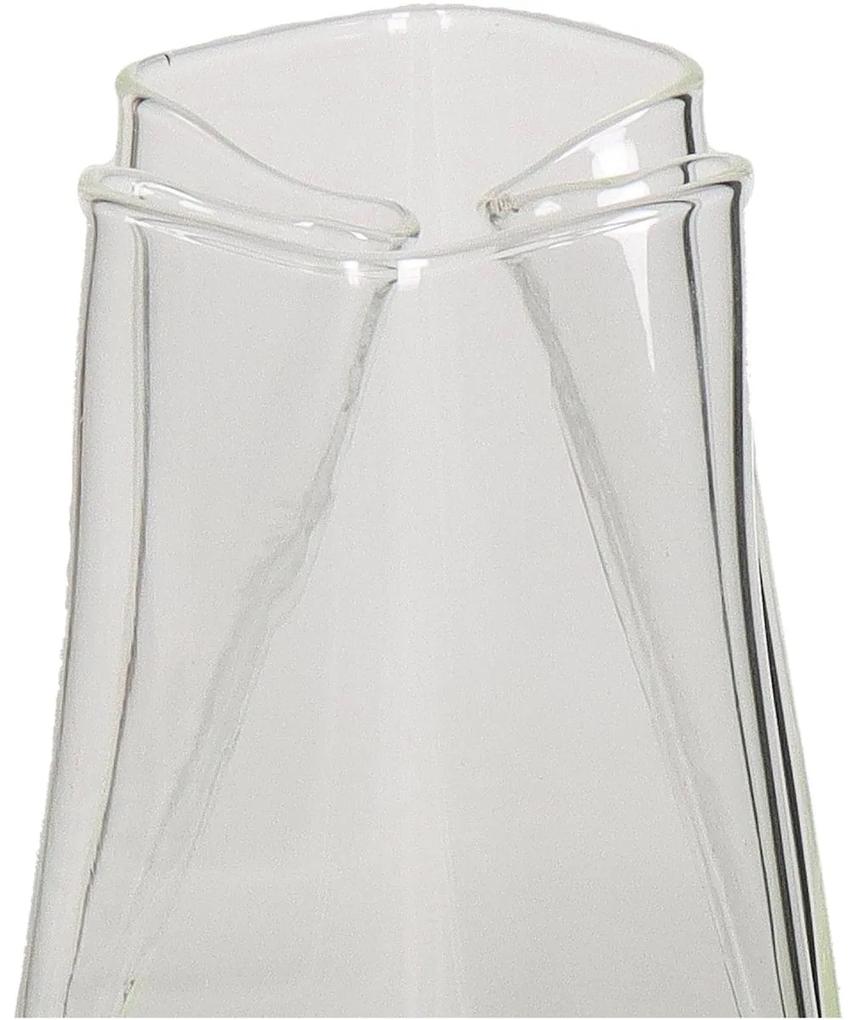 Βάζο Διάφανο Γυαλί 9.3x8x25cm - Γυαλί - 05150243