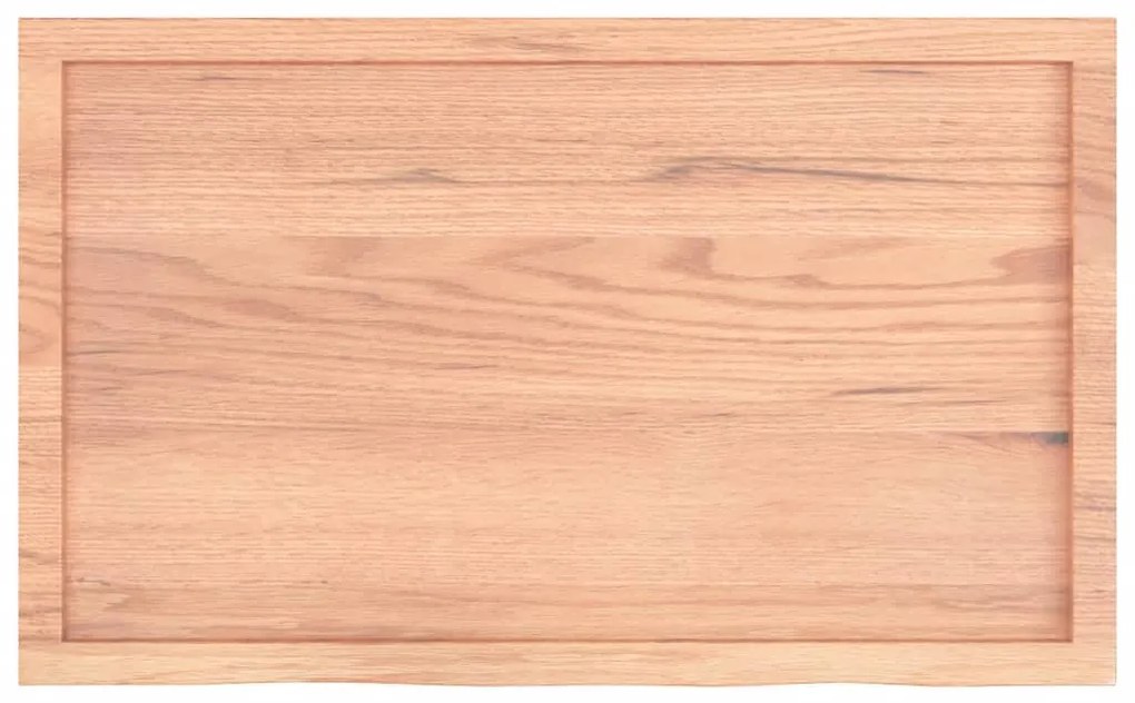vidaXL Πάγκος Μπάνιου Αν. Καφέ 100x60x(2-6) εκ. Επεξεργ. Μασίφ Ξύλο