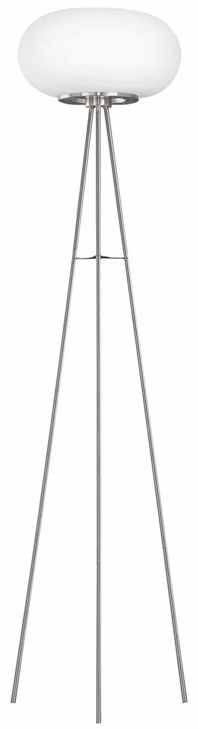 Φωτιστικό Δαπέδου Optica 86817 White Eglo Metal, Glass